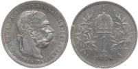 1 Koruna 1898 b.zn._dr.hr.v rev.