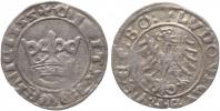 1/2 Groš 1522 s titulem Ludvíka Jagelonského