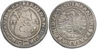 1/4 tolar 1553 Jáchymov - Puellacher (6,97 g). MKČ-137a. n. prohnutý