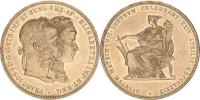 Dvouzlatník 1879 - Stříbrná svatba var.: tečka za ELISABETHA.