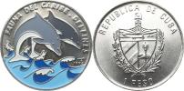 1 Peso 1994 - karibská Fauna