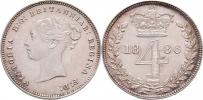4 Pence 1886 - typ Maundy Sets
