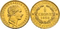 Spolková 1/2 koruna 1858