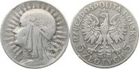 5 Zlotych 1933 - Hedvika       Ag 750  11 g