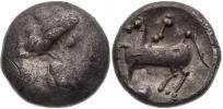 AR Tetradrachma, typ Ptičie, var. III