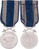 Stříbrná vojenská medaile Za zásluhy - pražské