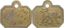 Brün (Brno) - 1885  číslo 1071 / stojící pes zleva