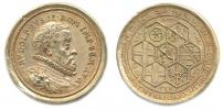 AR medaile na říšský sněm 1599 - poprsí zprava