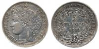 5 Francs 1849 A       KM 756