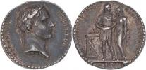 Andrieu - AR menší svatební jeton 1810 - portrét