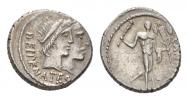 C. Antius C.f. Restio.  Denarius circa 47