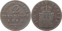 2 Pfennig 1864 A          KM 481