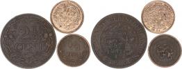 2 1/2 Cent 1915; +1/2 Cent 1903