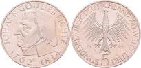 5 Marka 1964 J - Johann Gottlieb Fichte - s nápisem