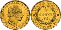 Spolková 1/2 koruna 1861