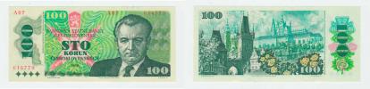 100 Koruna 1989