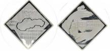 1000 Sk 2003 - 10. výročí vzniku SR      2 Oz Ag klipa  (10 000 k