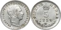 5 kr. 1859 M         "R"
