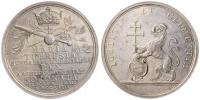 Medaile na korunovaci v Praze 1743