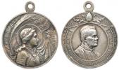 Nesign. - medaile k 25.jubileu biskupského svěcení 1884 - 1909