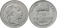 20 kr. 1870 KB           "RR"_dr. hr.