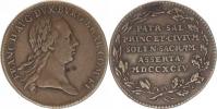 Žeton na holdování v Belgii (Brusel) v roce 1794   bronz 22 mm