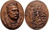 Scharff - litá medaile na 60.narozeniny 1890 - poprsí