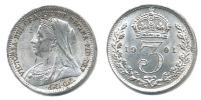 3 Pence 1901