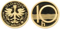 10 hal. b.l. - Olomouc mincovní město   (emise 7. 2000)   Au 999