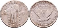 1/4 Dolar 1921 - stojící Liberty
