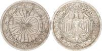 50 Rpf. 1928 G_vada střížku
