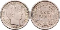 Dime (10 Cent 1911) - Barber