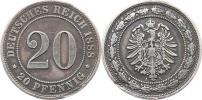 20 Pfennig 1888 A      "R"        KM 9_m. hr.
