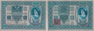 1000 Koruna 1902 - kolkovaná