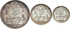 Stříbrné medaile 1929/1973 (3 ks)