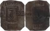 7 kr. 1799 -  Dělostřelecké sklady u Týna nad VltavouPb 41x51
