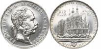 Dvouzlatník 1887 - Kutná Hora   "ražebna Bižuterie Česká Mincovna