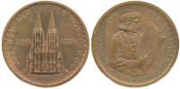 Katedrála sv.Petra - medaile na 680 let od započetí stavby 1248 - 1928