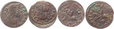 Solidus litevský 1661 T.L.B. +1661 bez značky      Kop. 3590