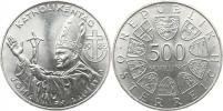 500 Schilling 1983 - papež Jan Pavel II.           KM 2963