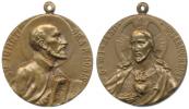 Jezuité - sv.Ignác z Loyoly - medaile b.l. (1.pol.20.stol.)