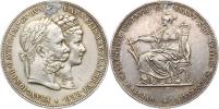 Dvouzlatník 1879 - Stříbrná svatba    var.: tečka za