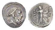 C. Vibius Varus  Denarius circa 42