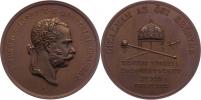 Korunovačná medaila 1867 Budín
