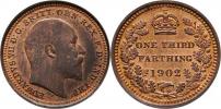 1/3 Farthing 1902