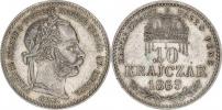 10 kr. 1869 GYF "R"