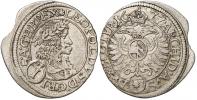 1 krejcar 1677 Vídeň - Faber. Nech.-1990. dr. okr.