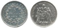 5 Francs 1875 A          KM 820