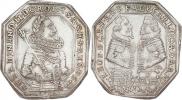 Osmiúhelníková tolarová medaile 1624 - poprsí zprava