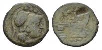 Victory series  Triens "light series" circa Central Italy circa 211-208 - Ex I. Vecchi sale 3